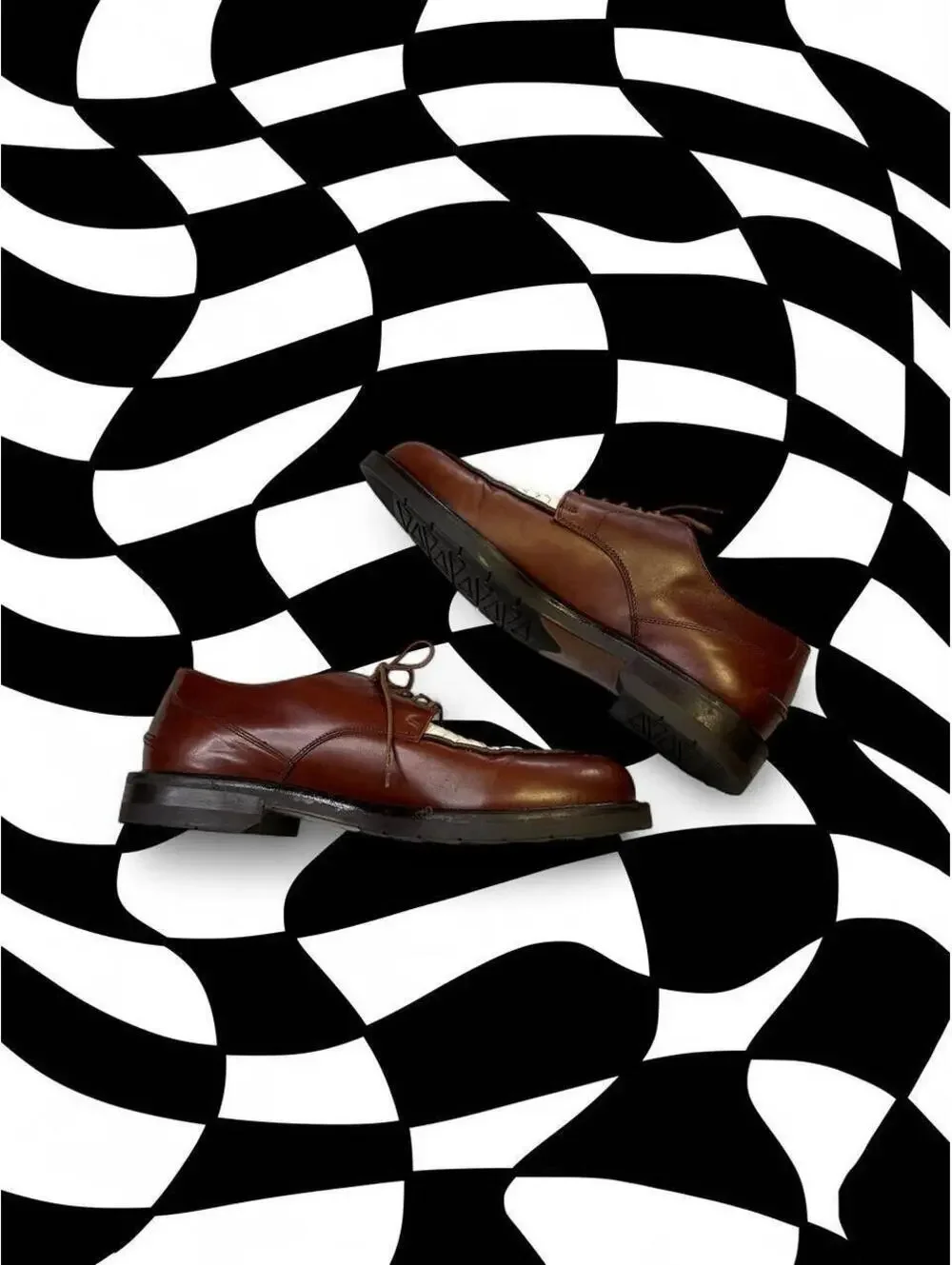 Johnston & Murphy Brown leather oxfords with a vintage vibe
